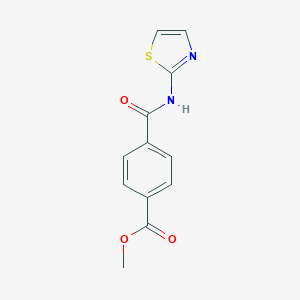 molecular formula C12H10N2O3S B250469 Methyl 4-(1,3-thiazol-2-ylcarbamoyl)benzoate 