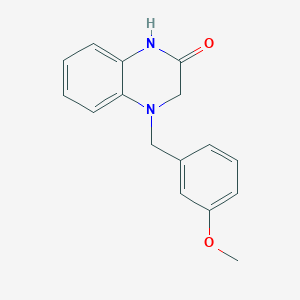 4-[(3-Methoxyphenyl)methyl]-1,3-dihydroquinoxalin-2-one