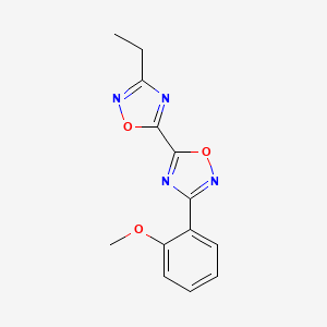 3-Ethyl-3'-(2-methoxyphenyl)-5,5'-bi-1,2,4-oxadiazole