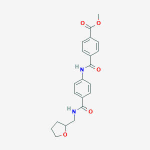 Methyl 4-({4-[(tetrahydrofuran-2-ylmethyl)carbamoyl]phenyl}carbamoyl)benzoate