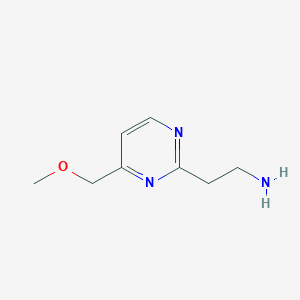 molecular formula C8H13N3O B2504751 2-[4-(Methoxymethyl)pyrimidin-2-yl]ethanamine CAS No. 1506822-54-3