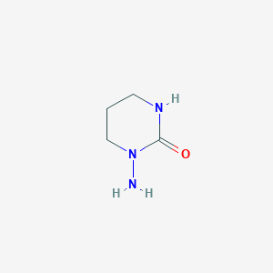 molecular formula C4H9N3O B2504757 1-Amino-1,3-diazinan-2-one CAS No. 45529-53-1
