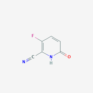 molecular formula C6H3FN2O B2504758 3-氟-6-羟基吡啶甲腈 CAS No. 1807298-28-7