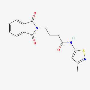 4-(1,3-dioxoisoindolin-2-yl)-N-(3-methylisothiazol-5-yl)butanamide
