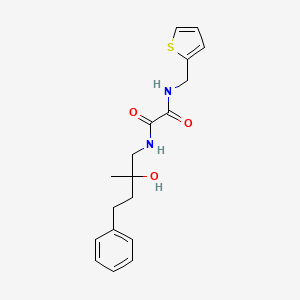 N'-(2-hydroxy-2-methyl-4-phenylbutyl)-N-[(thiophen-2-yl)methyl]ethanediamide