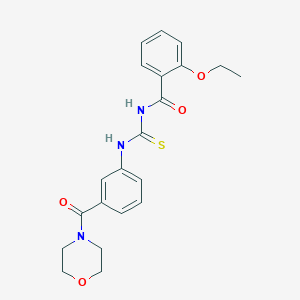 2-ethoxy-N-{[3-(morpholin-4-ylcarbonyl)phenyl]carbamothioyl}benzamide