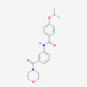 4-isopropoxy-N-[3-(4-morpholinylcarbonyl)phenyl]benzamide
