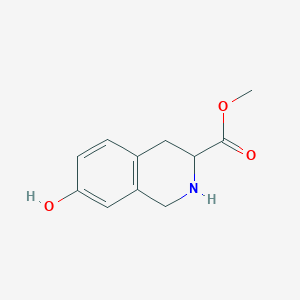 molecular formula C11H13NO3 B2504815 Methyl 7-hydroxy-1,2,3,4-tetrahydroisoquinoline-3-carboxylate CAS No. 765952-41-8