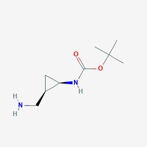 Tert-butyl N-[(1R,2R)-2-(aminomethyl)cyclopropyl]carbamate