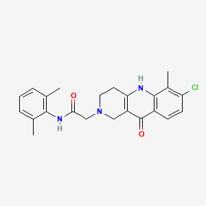 N-allyl-2-(3-{[(3,4-dimethoxyphenyl)sulfonyl]amino}phenoxy)nicotinamide