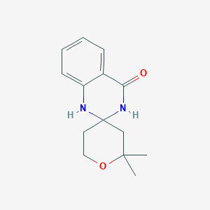2,2-dimethyl-2,3,5,6-tetrahydro-1'H-spiro[pyran-4,2'-quinazolin]-4'(3'H)-one