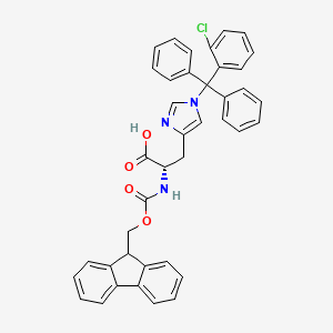 molecular formula C40H32ClN3O4 B2504860 Fmoc-His(Clt)-OH CAS No. 224032-19-3