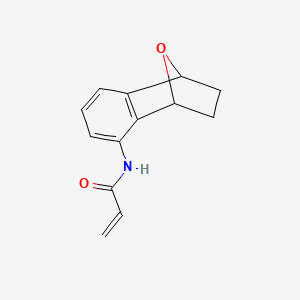 molecular formula C13H13NO2 B2504889 N-(11-Oxatricyclo[6.2.1.02,7]undeca-2(7),3,5-trien-3-yl)prop-2-enamide CAS No. 2305396-13-6