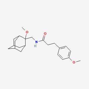B2504901 N-(((1R,3S,5r,7r)-2-methoxyadamantan-2-yl)methyl)-3-(4-methoxyphenyl)propanamide CAS No. 1797695-23-8