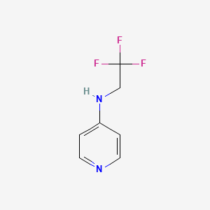 molecular formula C7H7F3N2 B2504915 N-(2,2,2-trifluoroethyl)pyridin-4-amine CAS No. 74415-04-6