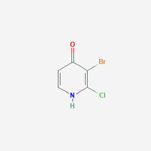 molecular formula C5H3BrClNO B2504960 3-溴-2-氯吡啶-4-醇 CAS No. 1211519-66-2