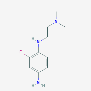 molecular formula C10H16FN3 B2504965 N1-(2-(dimethylamino)ethyl)-2-fluorobenzene-1,4-diamine CAS No. 1039333-52-2