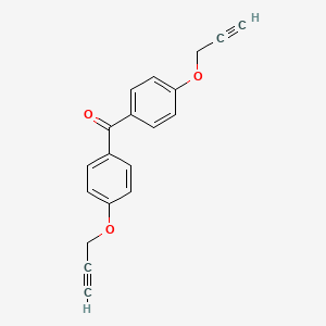 molecular formula C19H14O3 B2504979 Bis(4-(prop-2-yn-1-yloxy)phenyl)methanone CAS No. 18296-80-5