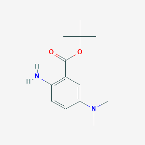 molecular formula C13H20N2O2 B2504988 Tert-butyl 2-amino-5-(dimethylamino)benzoate CAS No. 2248330-60-9