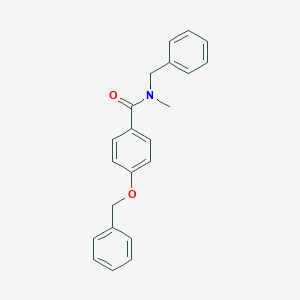 molecular formula C22H21NO2 B250503 N-benzyl-4-(benzyloxy)-N-methylbenzamide 