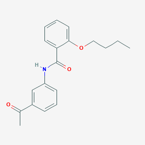 N-(3-acetylphenyl)-2-butoxybenzamide