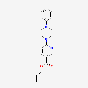 Allyl 6-(4-phenylpiperazino)nicotinate