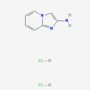 molecular formula C7H9Cl2N3 B2505080 Imidazo[1,2-a]pyridin-2-amine dihydrochloride CAS No. 1263378-17-1
