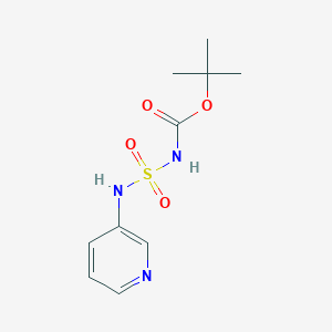 molecular formula C10H15N3O4S B2505082 tert-butyl N-[(pyridin-3-yl)sulfamoyl]carbamate CAS No. 1017782-68-1