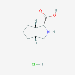 Rac-(1R,3aR,6aS)-octahydrocyclopenta[c]pyrrole-1-carboxylic acid hydrochloride