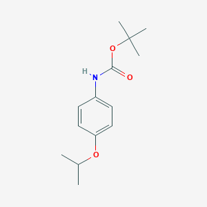 molecular formula C14H21NO3 B250510 Tert-butyl 4-isopropoxyphenylcarbamate 