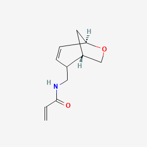 N-[[(1S,5R)-6-Oxabicyclo[3.2.1]oct-3-en-2-yl]methyl]prop-2-enamide