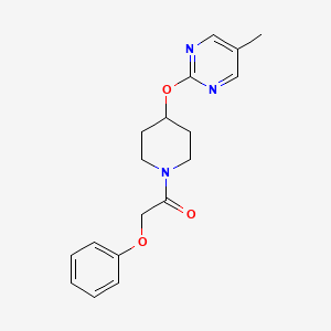 1-[4-(5-Methylpyrimidin-2-yl)oxypiperidin-1-yl]-2-phenoxyethanone