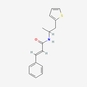 N-(1-(thiophen-2-yl)propan-2-yl)cinnamamide