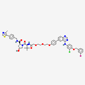 molecular formula C55H57ClFN7O8S B2505232 US10994015, Example 97 CAS No. 2230821-38-0