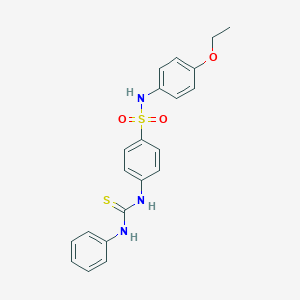 molecular formula C21H21N3O3S2 B250529 4-[(anilinocarbothioyl)amino]-N-(4-ethoxyphenyl)benzenesulfonamide 