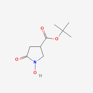 molecular formula C9H15NO4 B2505304 Tert-butyl 1-hydroxy-5-oxopyrrolidine-3-carboxylate CAS No. 2044927-23-1