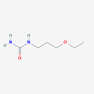 molecular formula C6H14N2O2 B2505307 (3-Ethoxypropyl)urea CAS No. 750607-89-7
