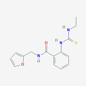 2-[(ethylcarbamothioyl)amino]-N-(furan-2-ylmethyl)benzamide