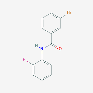molecular formula C13H9BrFNO B2505344 3-溴-N-(2-氟苯基)苯甲酰胺 CAS No. 333345-69-0