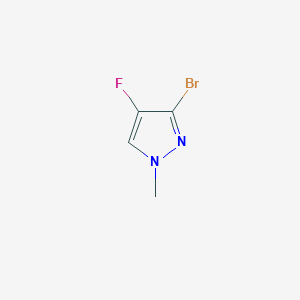 B2505345 3-Bromo-4-fluoro-1-methyl-1H-pyrazole CAS No. 2090743-53-4