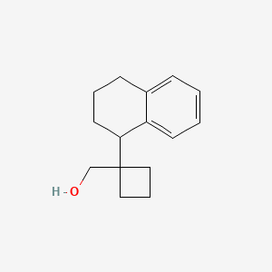 molecular formula C15H20O B2505398 [1-(1,2,3,4-Tetrahydronaphthalen-1-yl)cyclobutyl]methanol CAS No. 2228909-80-4