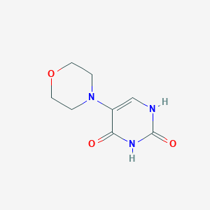 molecular formula C8H11N3O3 B2505401 5-吗啉基嘧啶-2,4(1H,3H)-二酮 CAS No. 37454-52-7