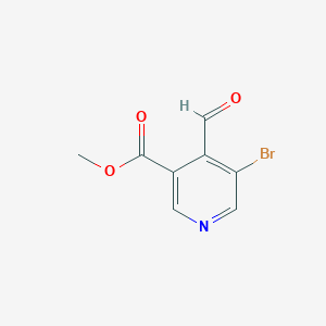 molecular formula C8H6BrNO3 B2505406 Methyl 5-bromo-4-formylpyridine-3-carboxylate CAS No. 2248300-77-6