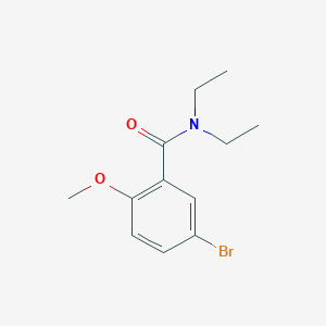 molecular formula C12H16BrNO2 B250541 5-bromo-N,N-diethyl-2-methoxybenzamide 