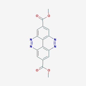 molecular formula C16H10N4O4 B250544 Dimethyl cinnolino[5,4,3-cde]cinnoline-2,7-dicarboxylate 