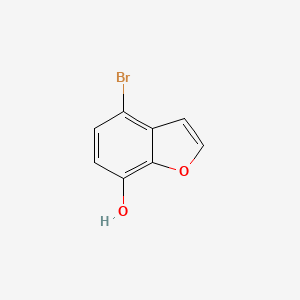 molecular formula C8H5BrO2 B2505490 4-溴苯并呋喃-7-醇 CAS No. 1522197-58-5