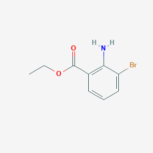 molecular formula C9H10BrNO2 B2505508 Ethyl 2-amino-3-bromobenzoate CAS No. 1342707-37-2