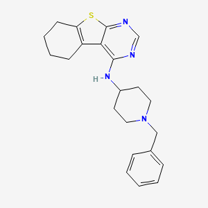 N-(1-benzylpiperidin-4-yl)-5,6,7,8-tetrahydro-[1]benzothiolo[2,3-d]pyrimidin-4-amine