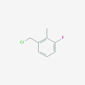 molecular formula C8H8ClF B2505539 1-(氯甲基)-3-氟-2-甲基苯 CAS No. 340984-89-6