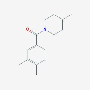 (3,4-Dimethylphenyl)(4-methylpiperidin-1-yl)methanone